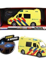 Toi Toys Cars&Trucks Ambulance frictie met licht en geluid 21cm