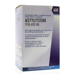 Teva Acetylcysteine 600 mg 30sach