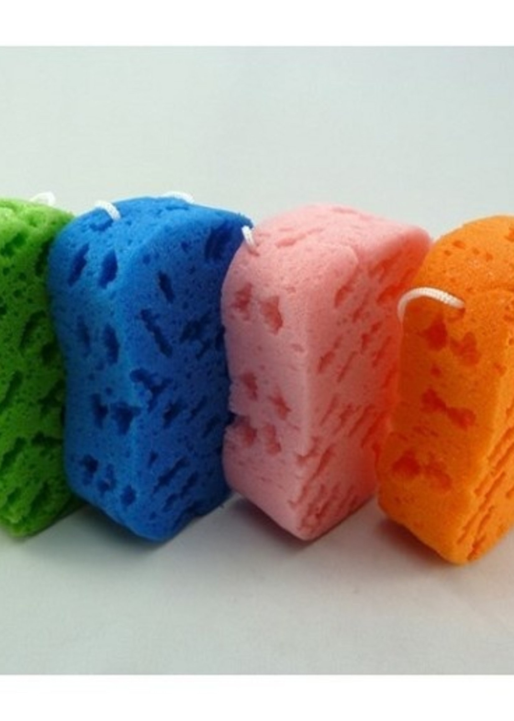 Badspons met ophangkoord 15x9x5cm