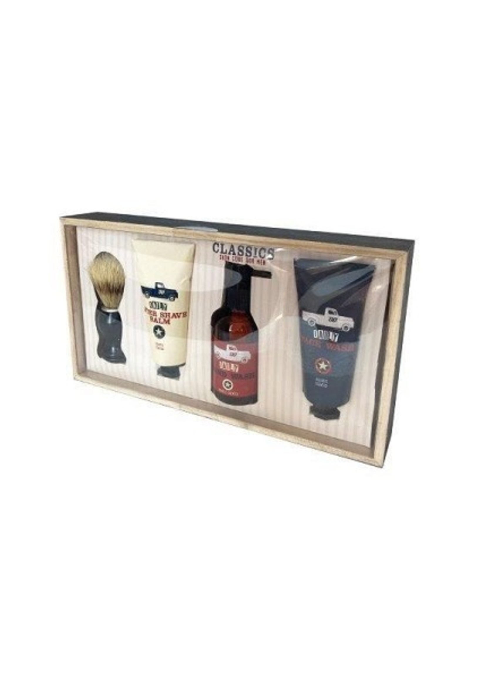 Source Balance Master Barber geschenkset in houten box