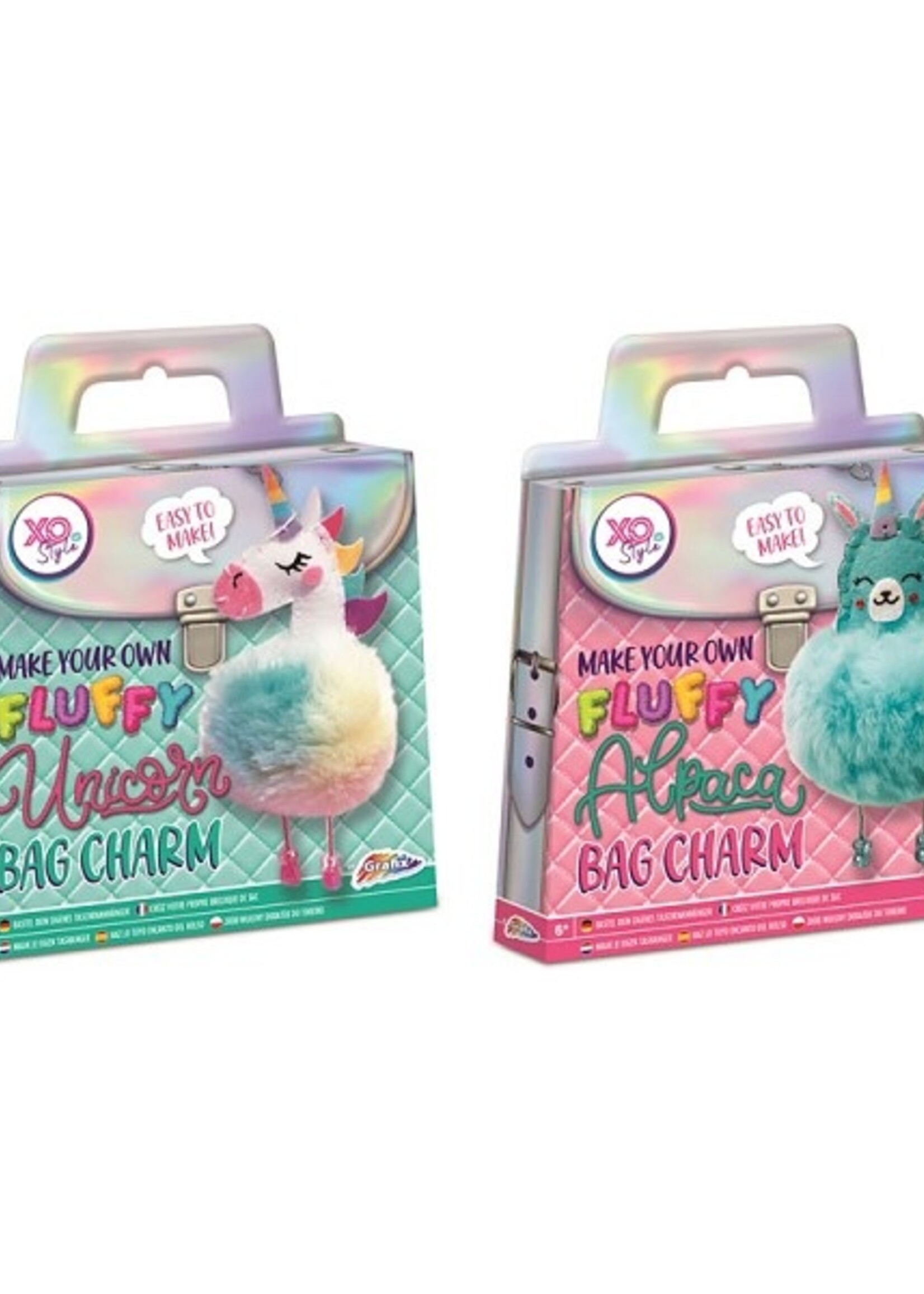 Grafix Make your own fluffy bag charm