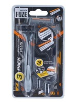 Body-X Fuze wegwerpscheermes Comfort 3 stuks Triple Blades