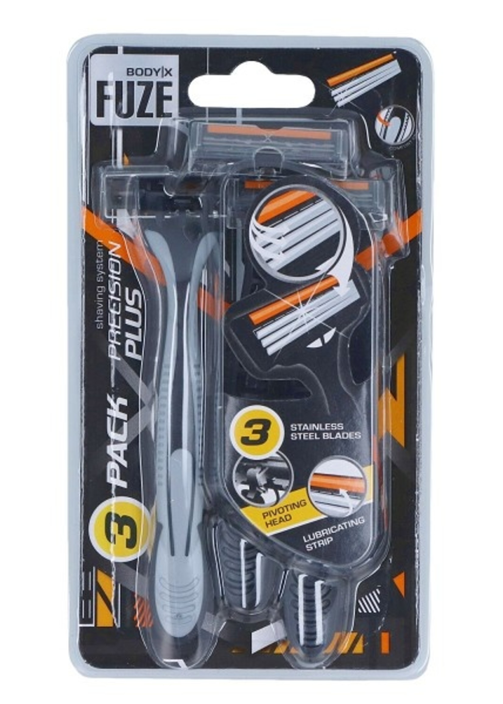 Body-X Fuze wegwerpscheermes Comfort 3 stuks Triple Blades