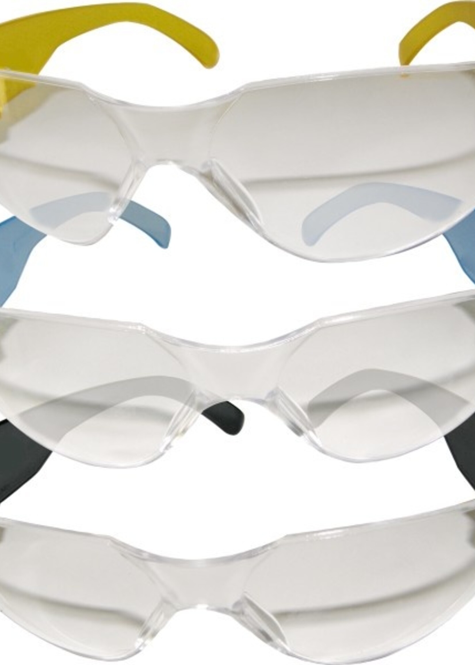 Veiligheidsbril senior voor volwassenen 14cm verkrijgbaar in 4 kleuren