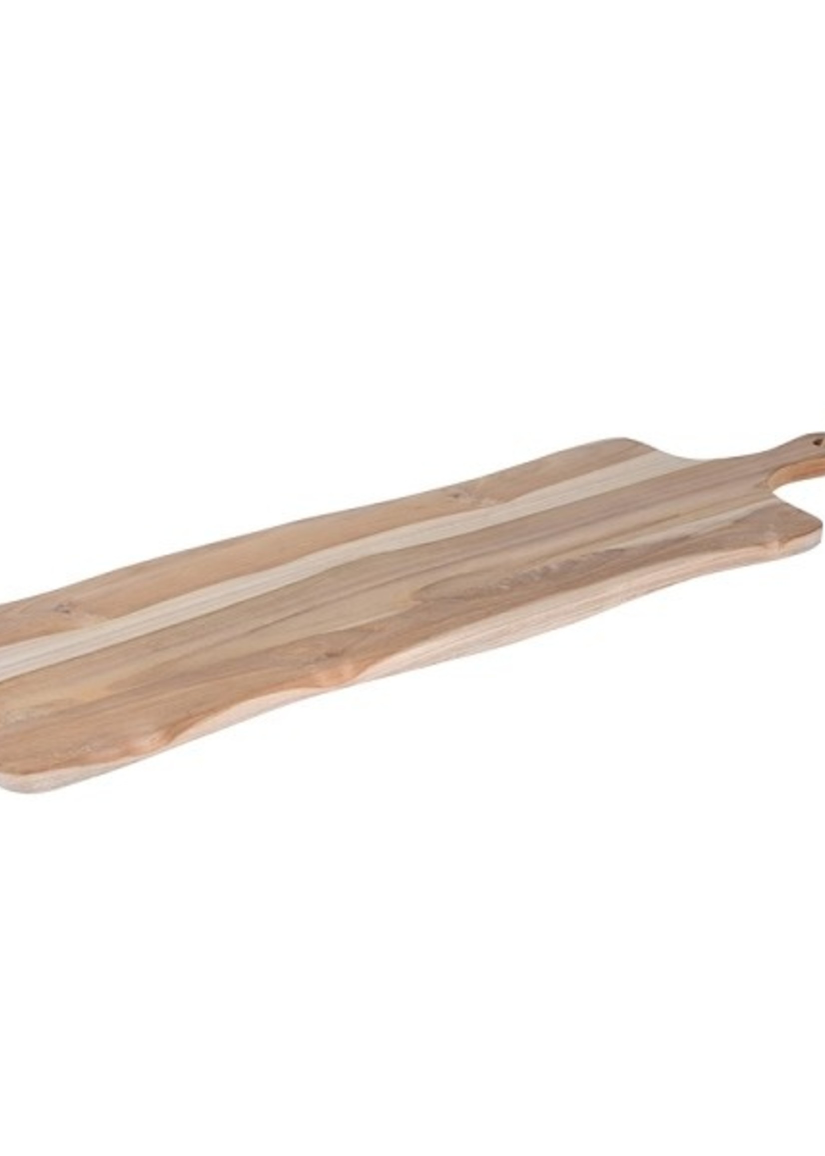 Snijplank teak met handvat 69x20cm