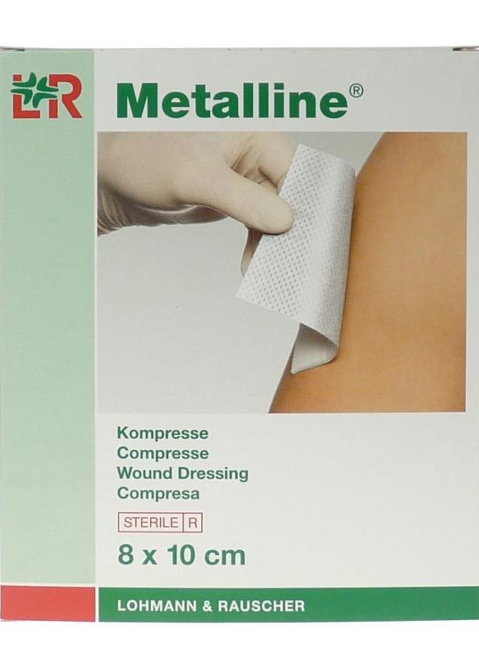 Lohmann & Rauscher Metalline Compres 8x10cm 1 stuk