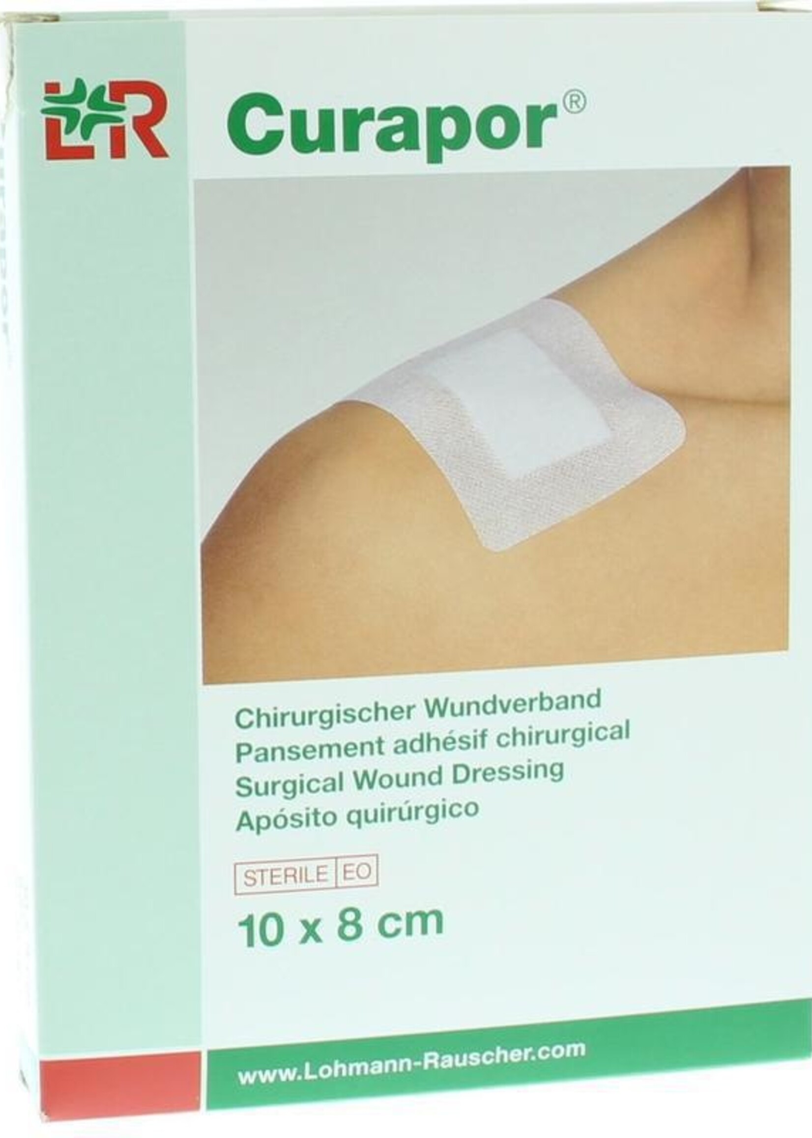 Curapor Wondpleister 10 x 8 cm steriel 5st