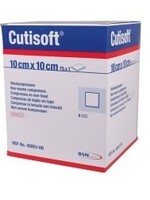 Cutisoft Cotton niet steriel 10 x 10 cm 100st
