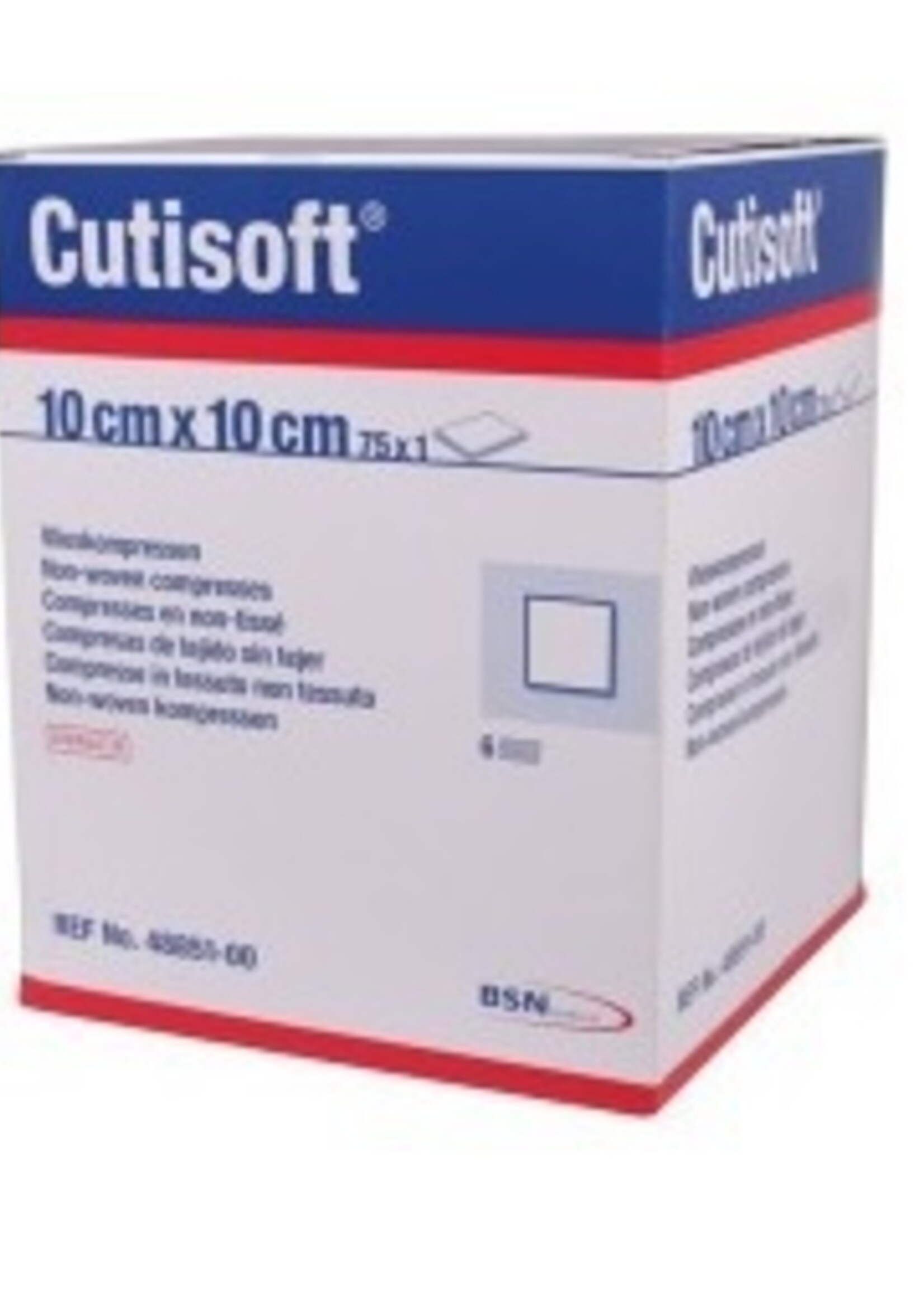 Cutisoft Cotton niet steriel 10 x 10 cm 100st