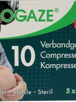 Biogaze Verbandgazen 5 x 5 cm 10st