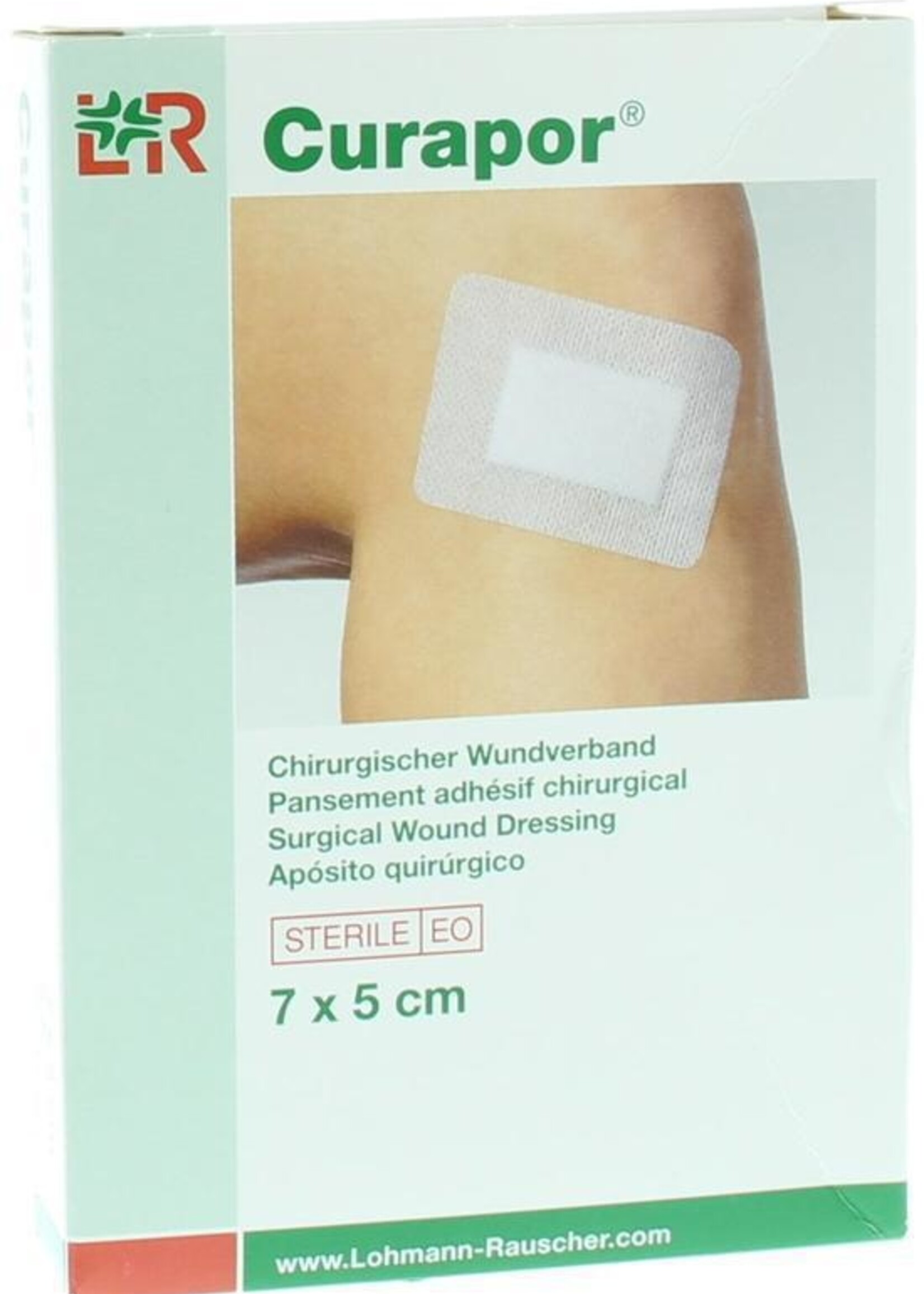 Curapor Wondpleister 7 x 5 cm steriel 5st