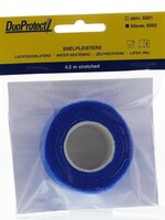 DuoProtect Snelpleisters Stretch Blauw 1rol
