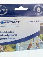 Joy2protect Snelpleisters huidskleur 2.5 cm x 4.5 m 2rol