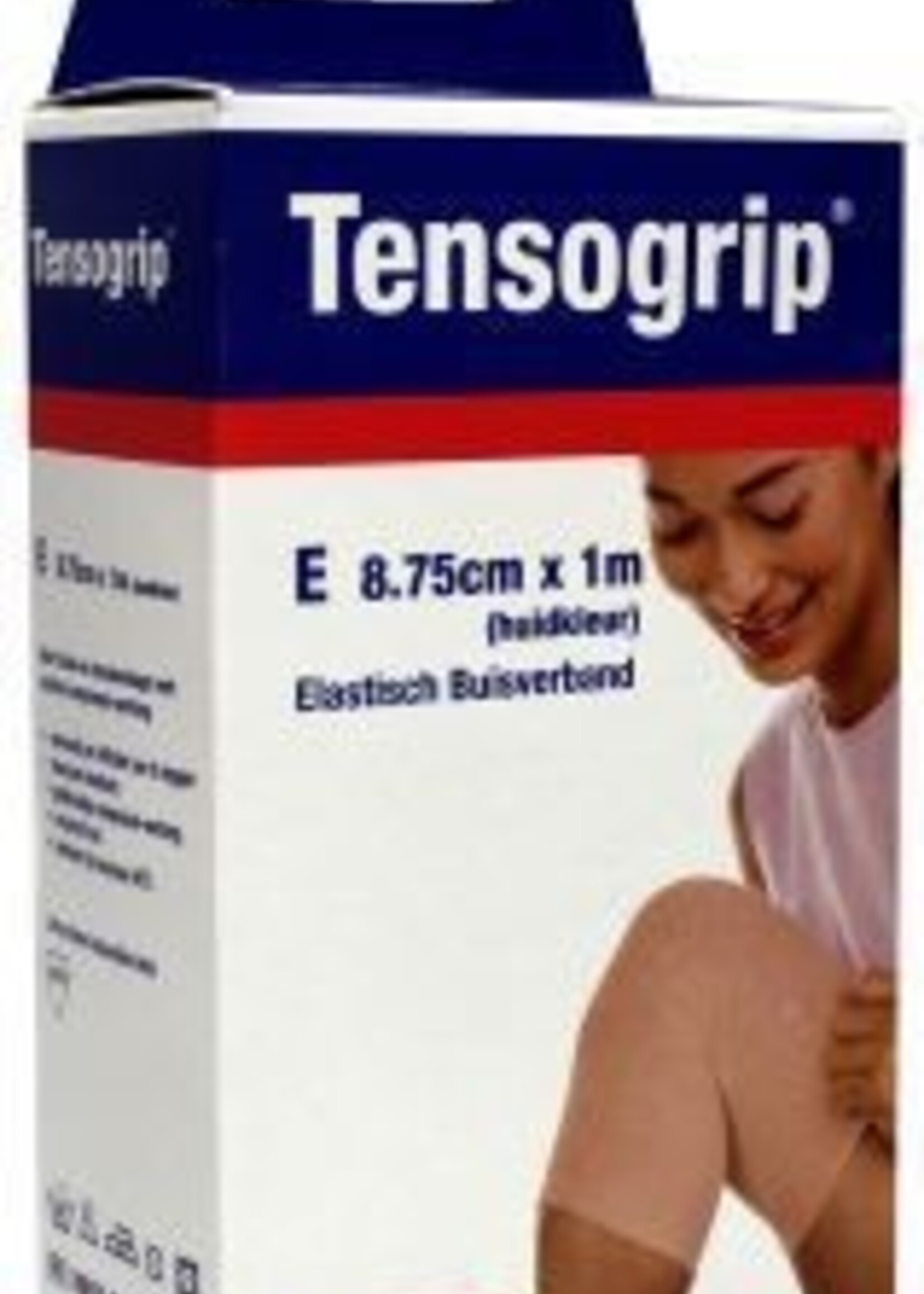 Tensogrip Tensogrip E 1m X 8.75cm huidskleur 1st