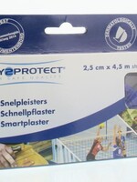 Joy2protect Snelpleisters blauw 2.5 cm x 4.5 m 2rol