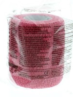 3M Coban Zelfklevende Zwachtel Rood 7,5 cm x 4,5 cm 1 rol