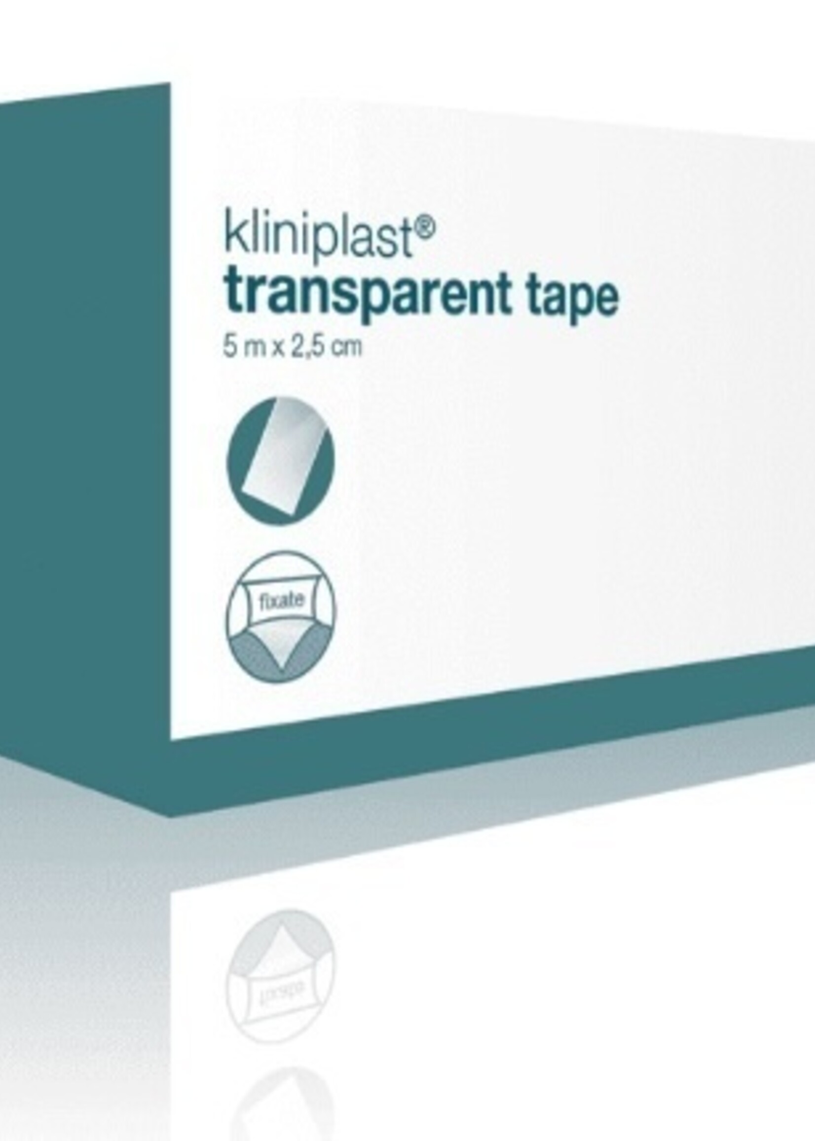 Klinion Kliniplast Transparant Hechtpleister 2,5cm 1 Stuk