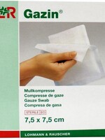 Gazin Gazin gaaskompres 7.5 x 7.5 steriel 5x2 stuks
