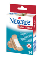 3M Nexcare Bloedstop Pleisters 3 Maten 14 stuks