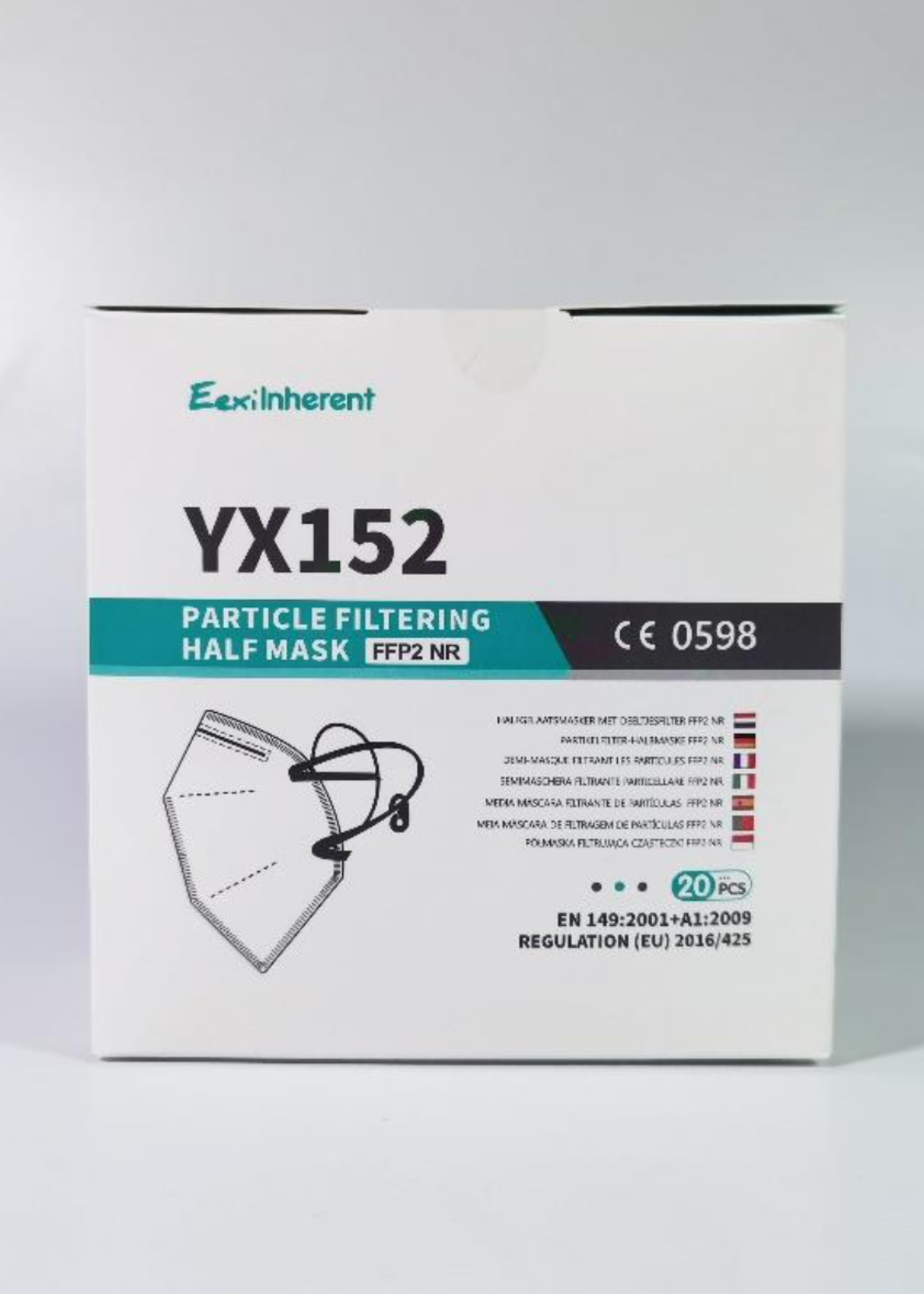 EexiInherent FFP2 Maskers 20 stuks