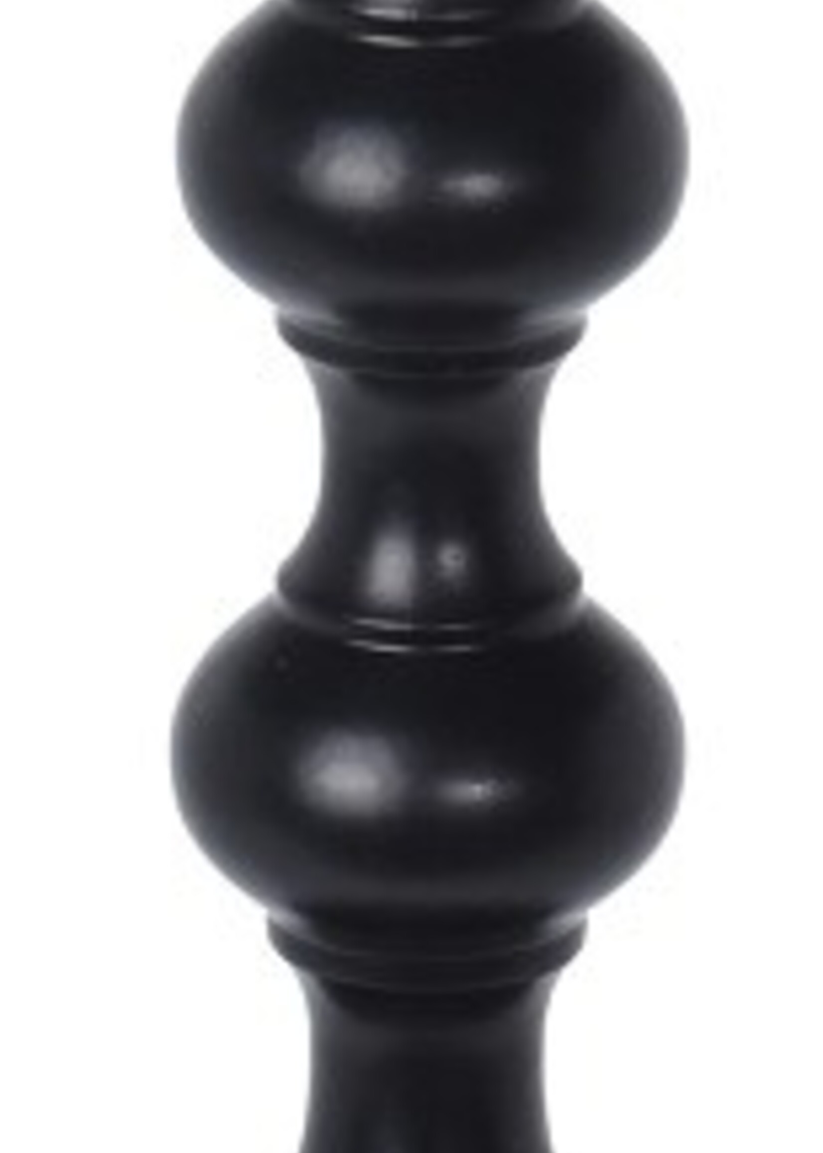 Kandelaar H16Cm B5cm Zwart