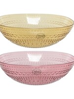 Decoris Schaal kunststof Ø25-H7.8cm voor binnen of buiten per stuk