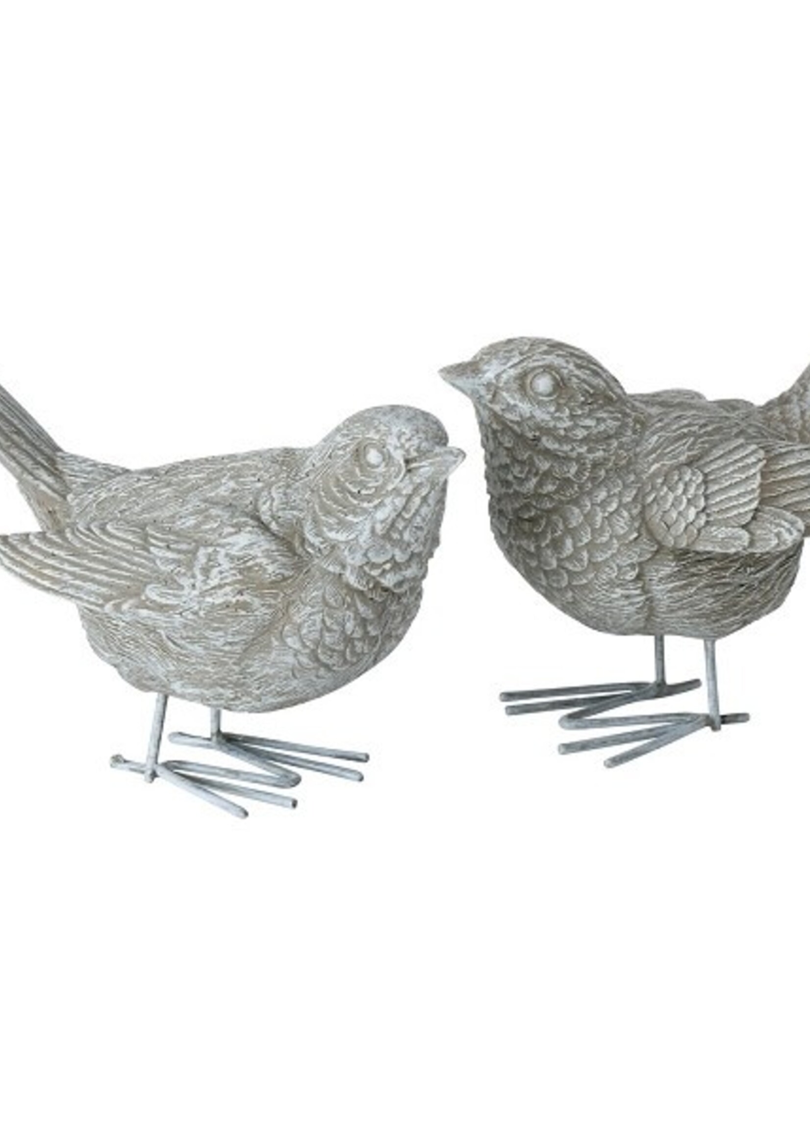 Boltze Home Vogel Spatz kunsthars 8x6x7cm per stuk