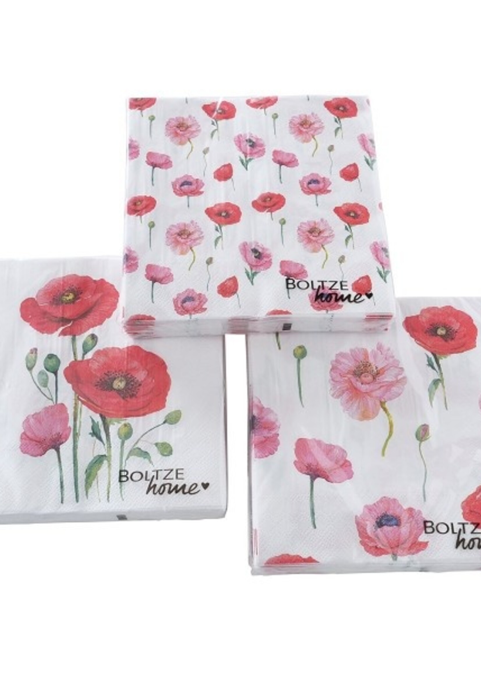 Boltze Home Servetten Poppy 20-delig 33x33cm