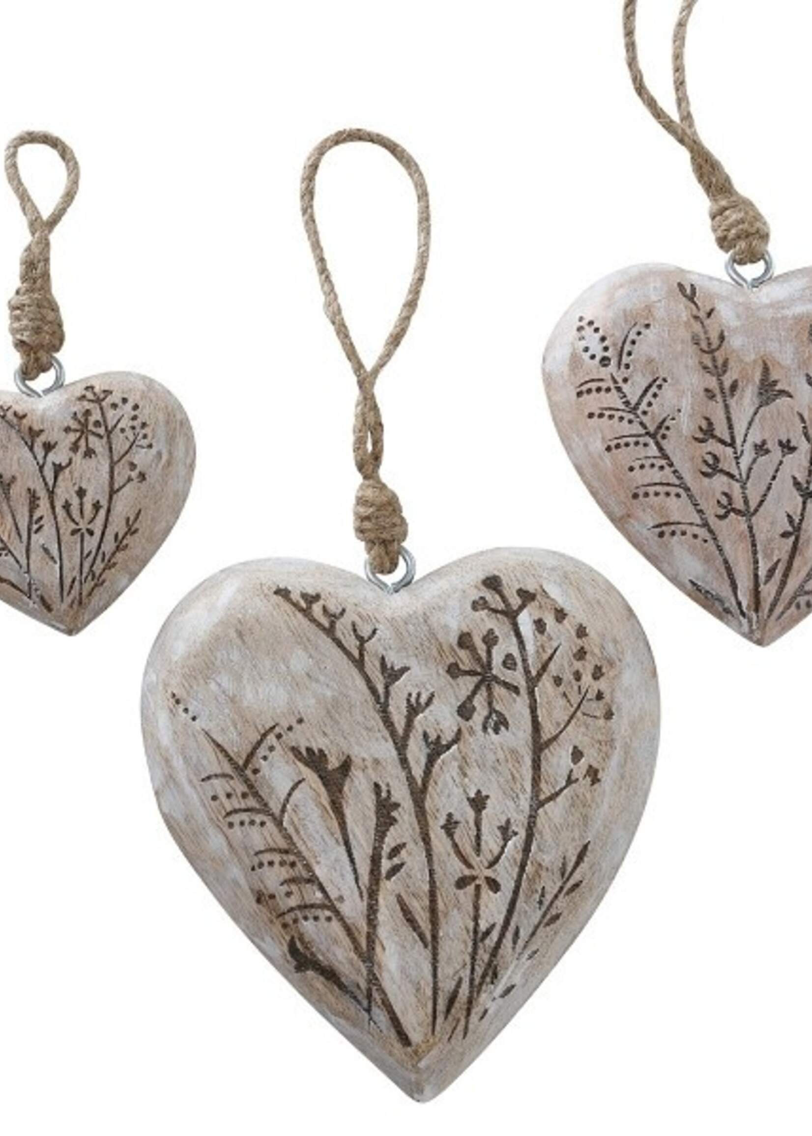 Boltze Home Hanger hart Larias 3-delige set h7/11/13cm