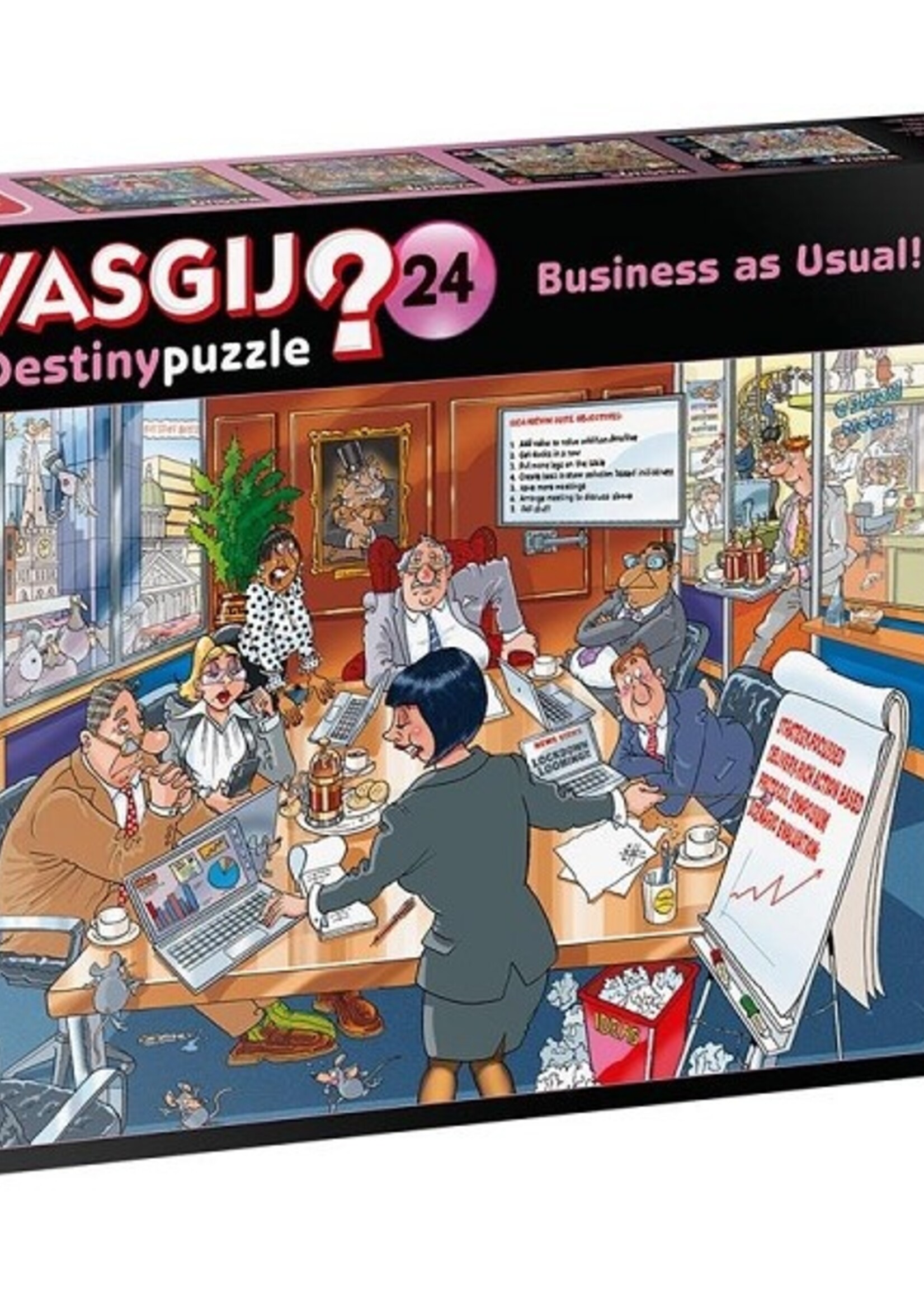 Jumbo Wasgij Destiny 24 puzzel 1000 stukjes Business as Usual!