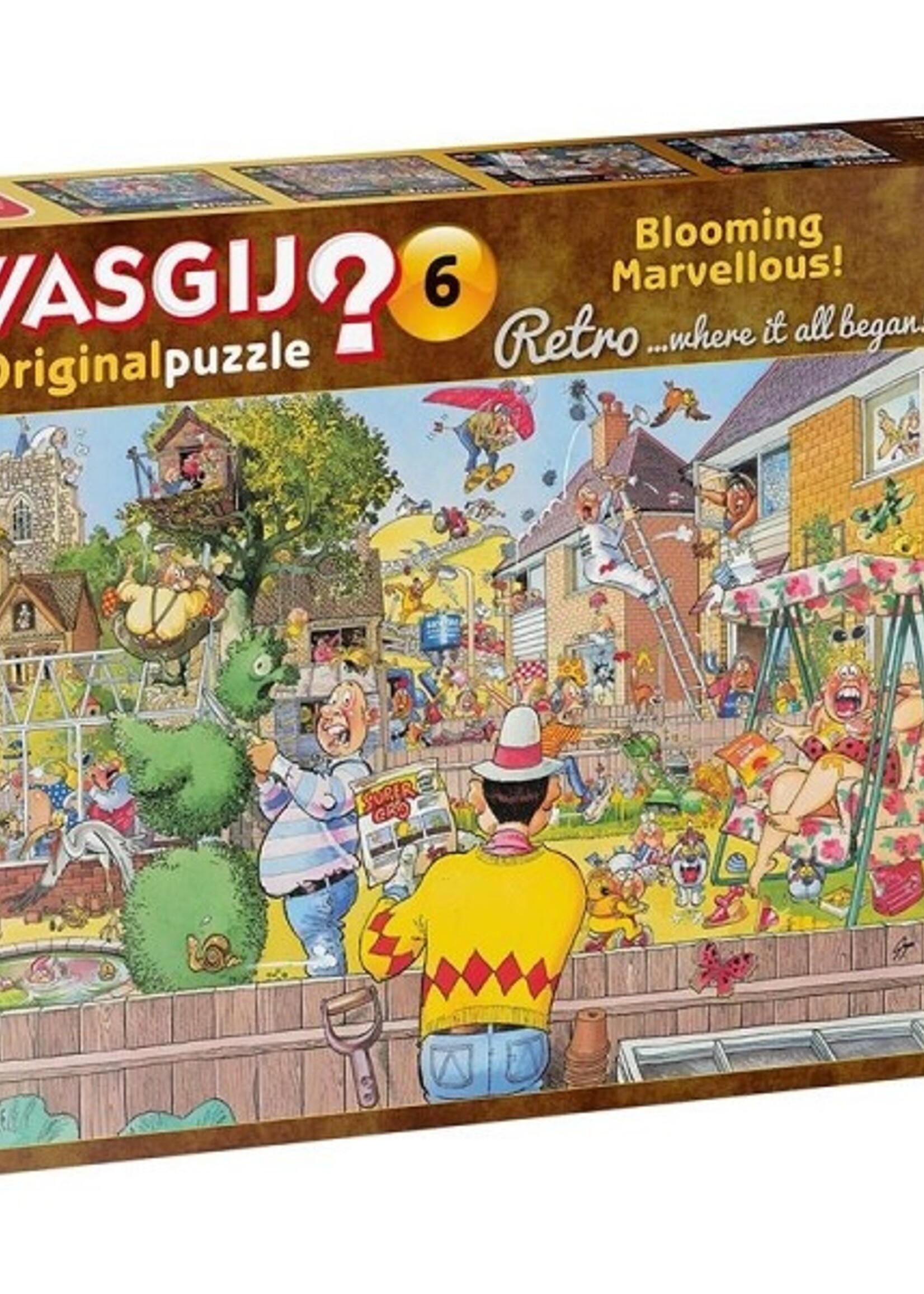 Jumbo Wasgij Retro Original 6 puzzel 1000 stukjes Het Groeit als Kool!