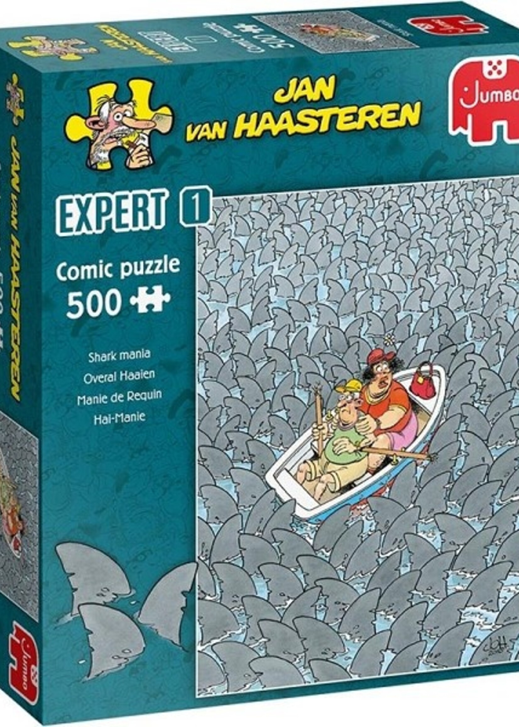 Jumbo Jan van Haasteren puzzel Expert 1 Shark Mania 500 stukjes