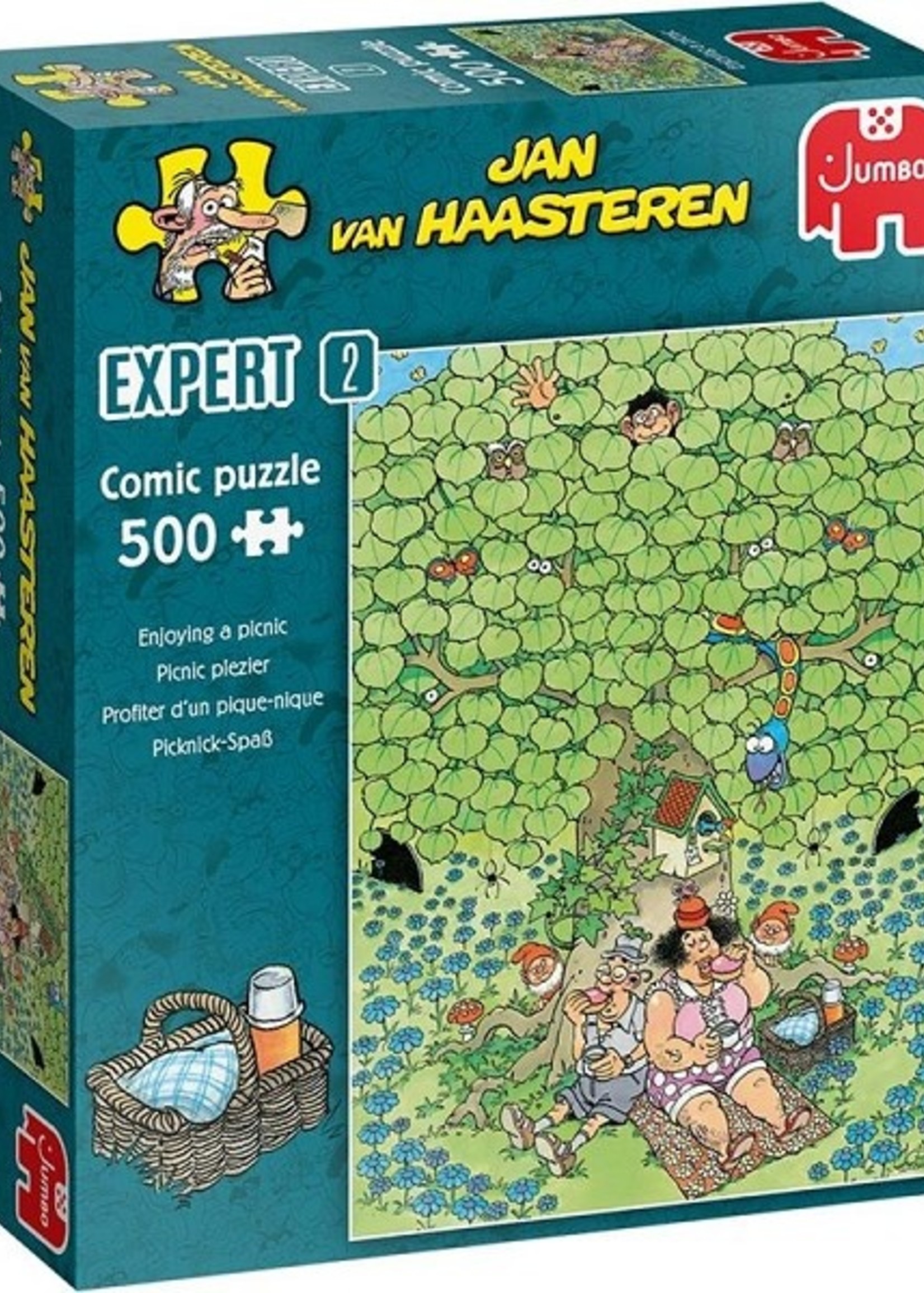Jumbo Jan van Haasteren puzzel Expert 2 Enjoying a picnic 500 stukjes