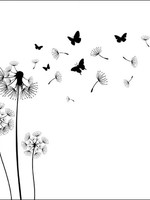 Ambiente Servetten Blowing Away Black 25cm 20 stuks