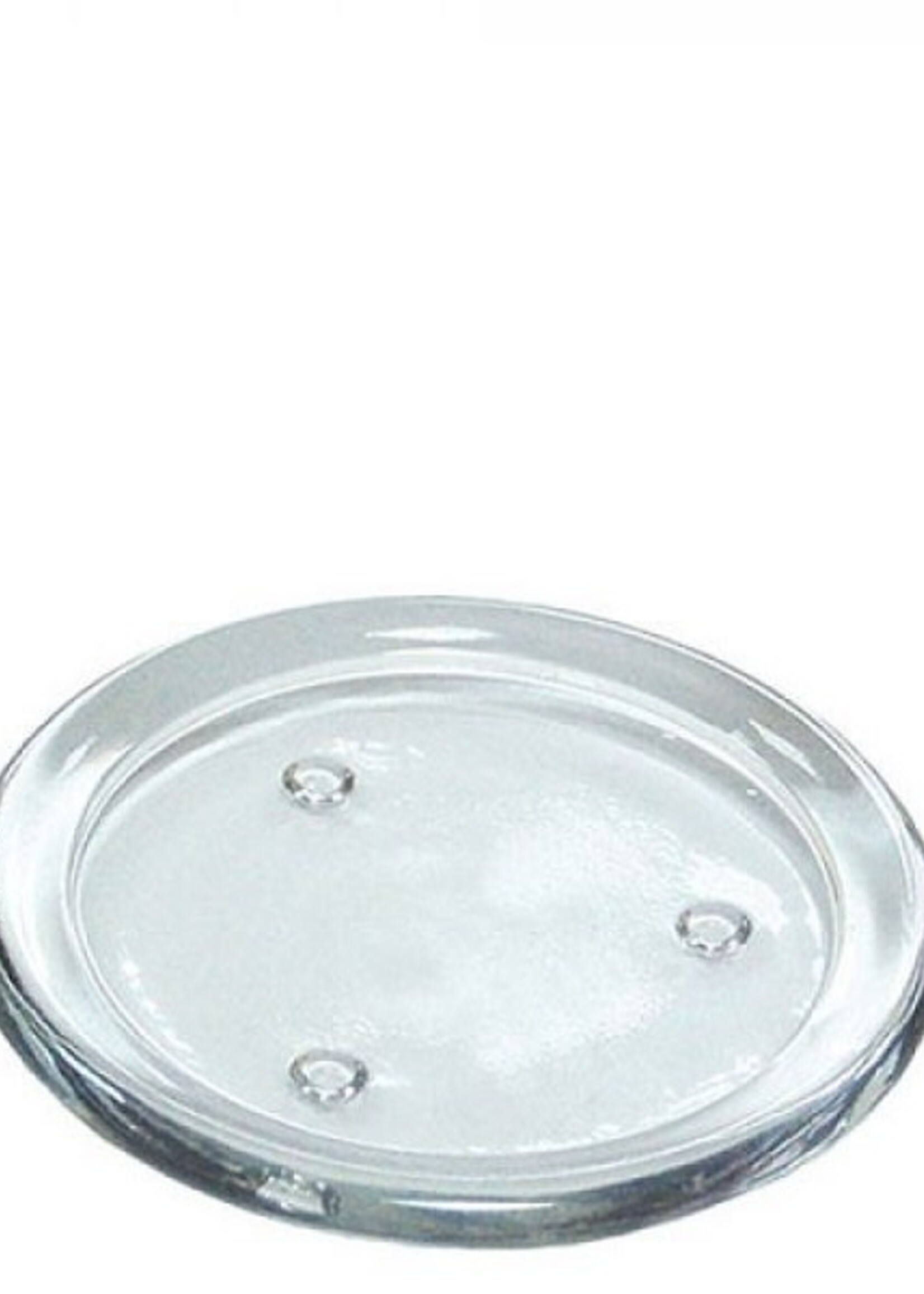 Ambiente Kaarshouder glas klein Ø11xh1,5cm