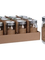 Touw 50m in glazen pot verkrijgbaar in verschillende kleuren per 1