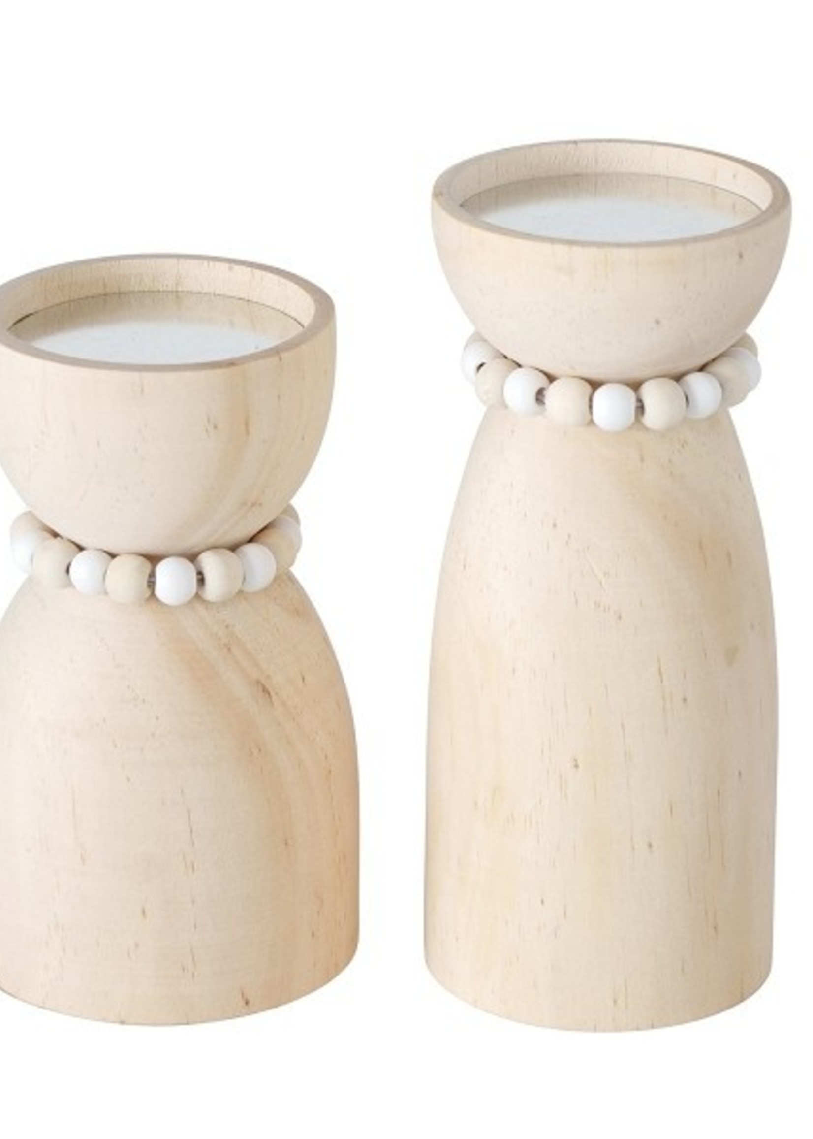 Boltze Home Kandelaar Kianos 2-delige set Ø8xh14/Ø7xh17cm