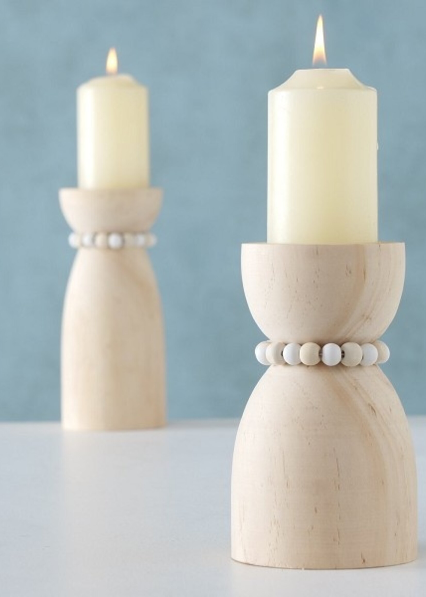 Boltze Home Kandelaar Kianos 2-delige set Ø8xh14/Ø7xh17cm