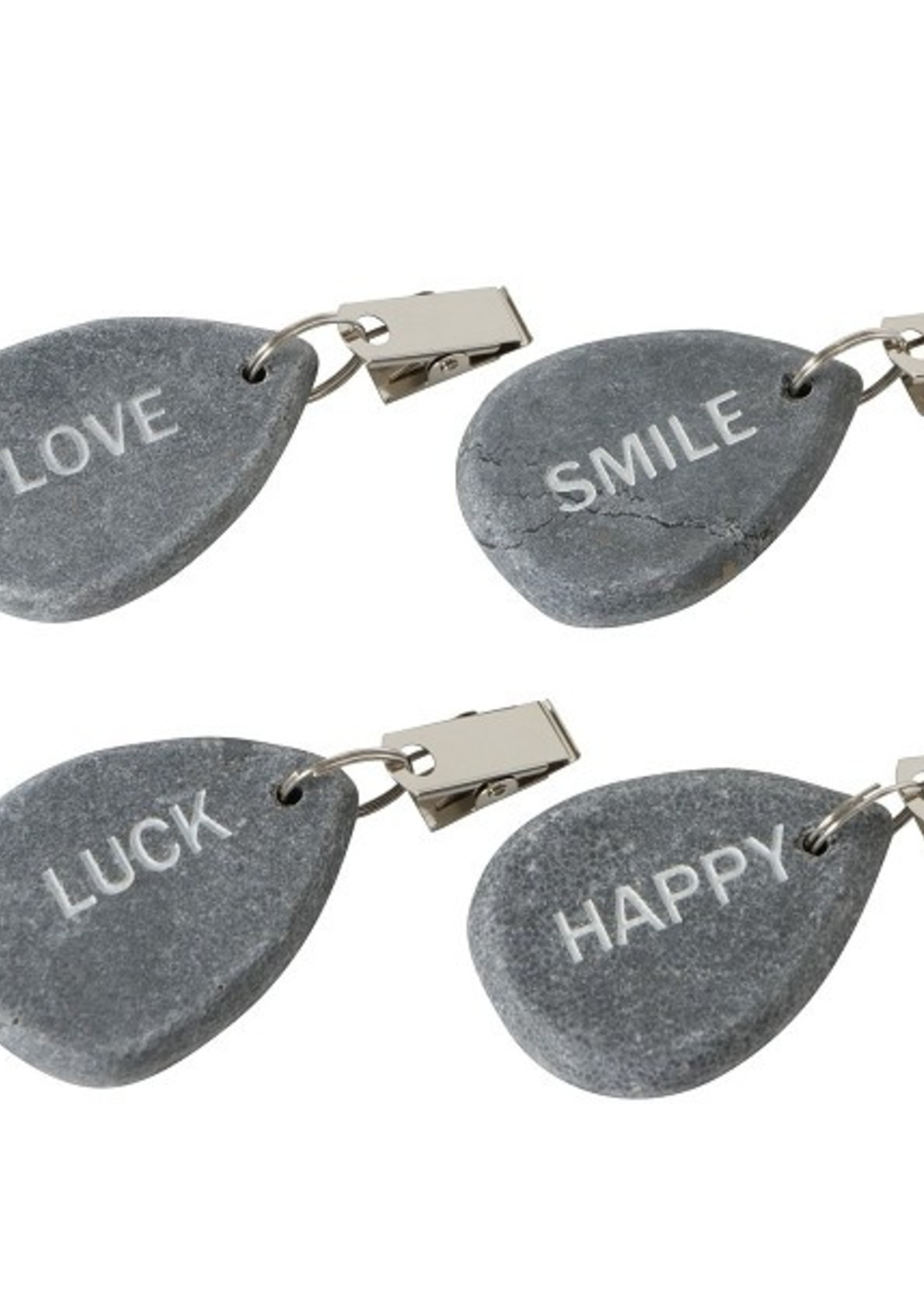 Boltze Home Tafelkleedgewichten set a 4 stuks grijs