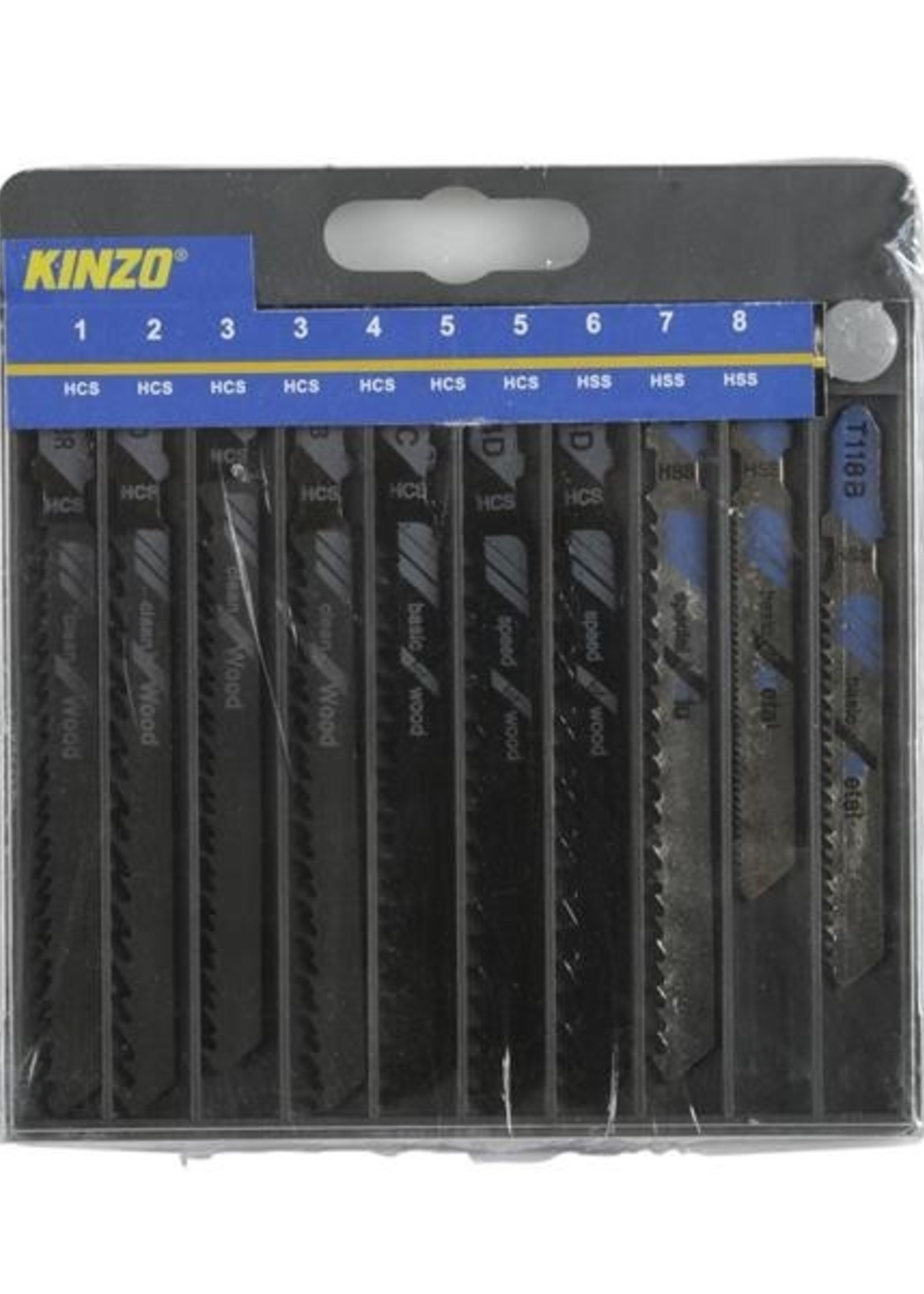 Kinzo Decoupeerzaagbladen 10-delig