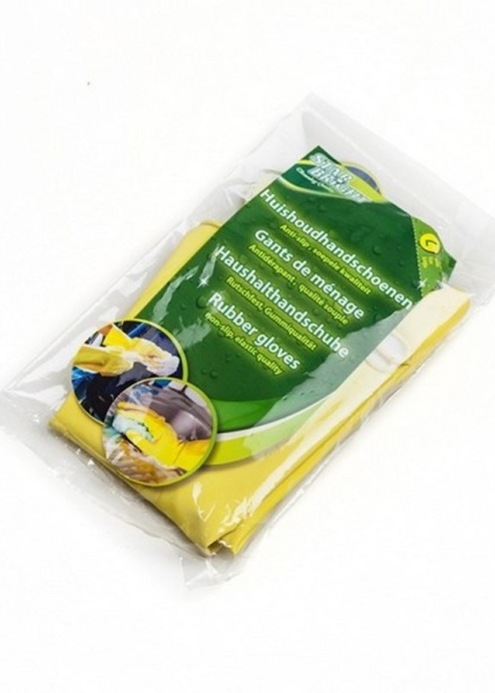 Starbright Latex L gele huishoudhandschoenen 60gr