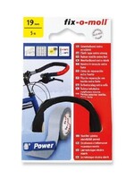 Powerband textiel 5mx19mm wit