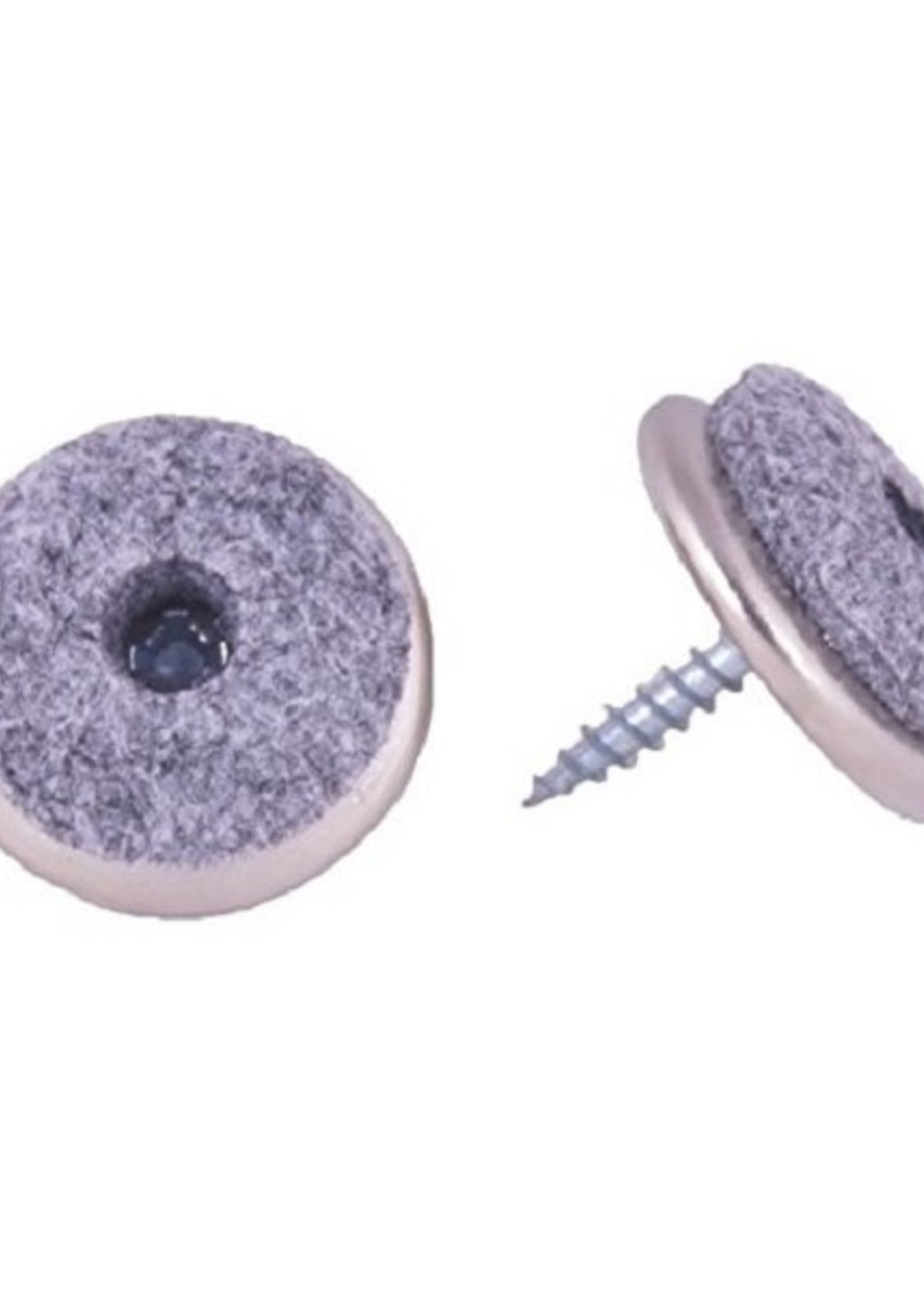 Fix-o-moll parketgl wol rond 28mm 4 stuks