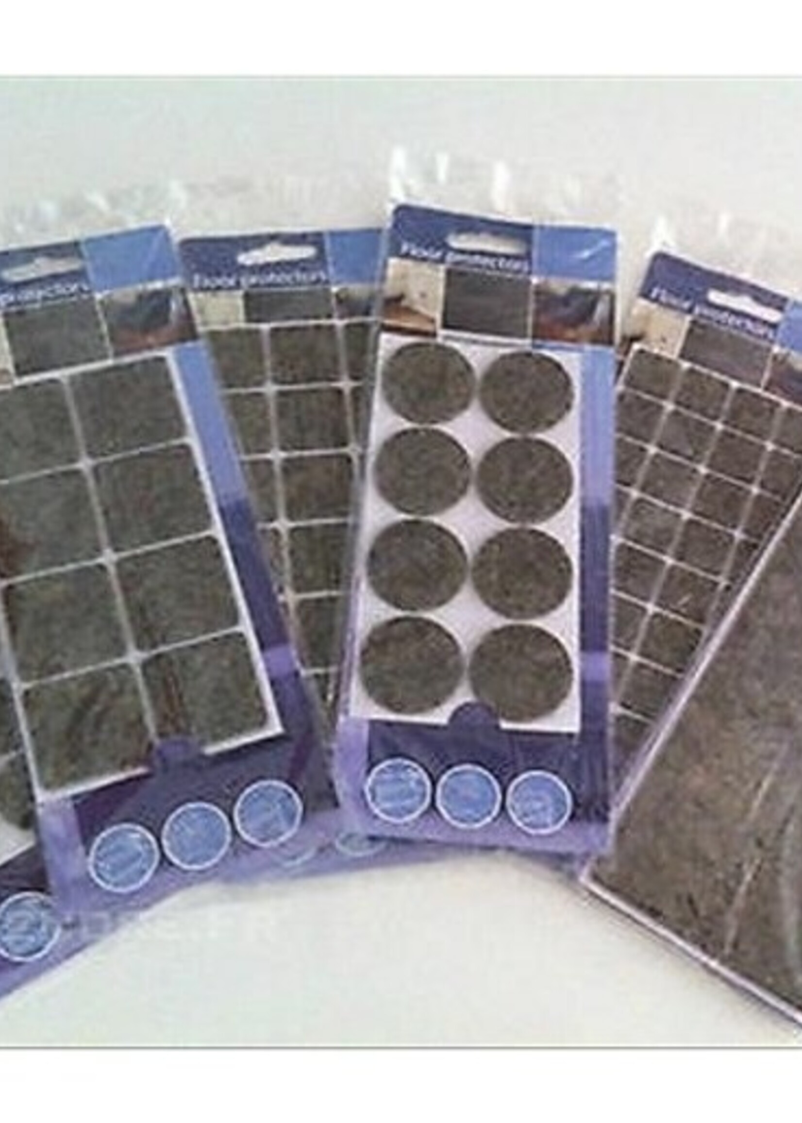 Antislip vilt glijders diverse soorten grijs-bruin