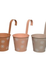 Decoris Planter ijzer Ø14-L14-W10-H24cm per stuk