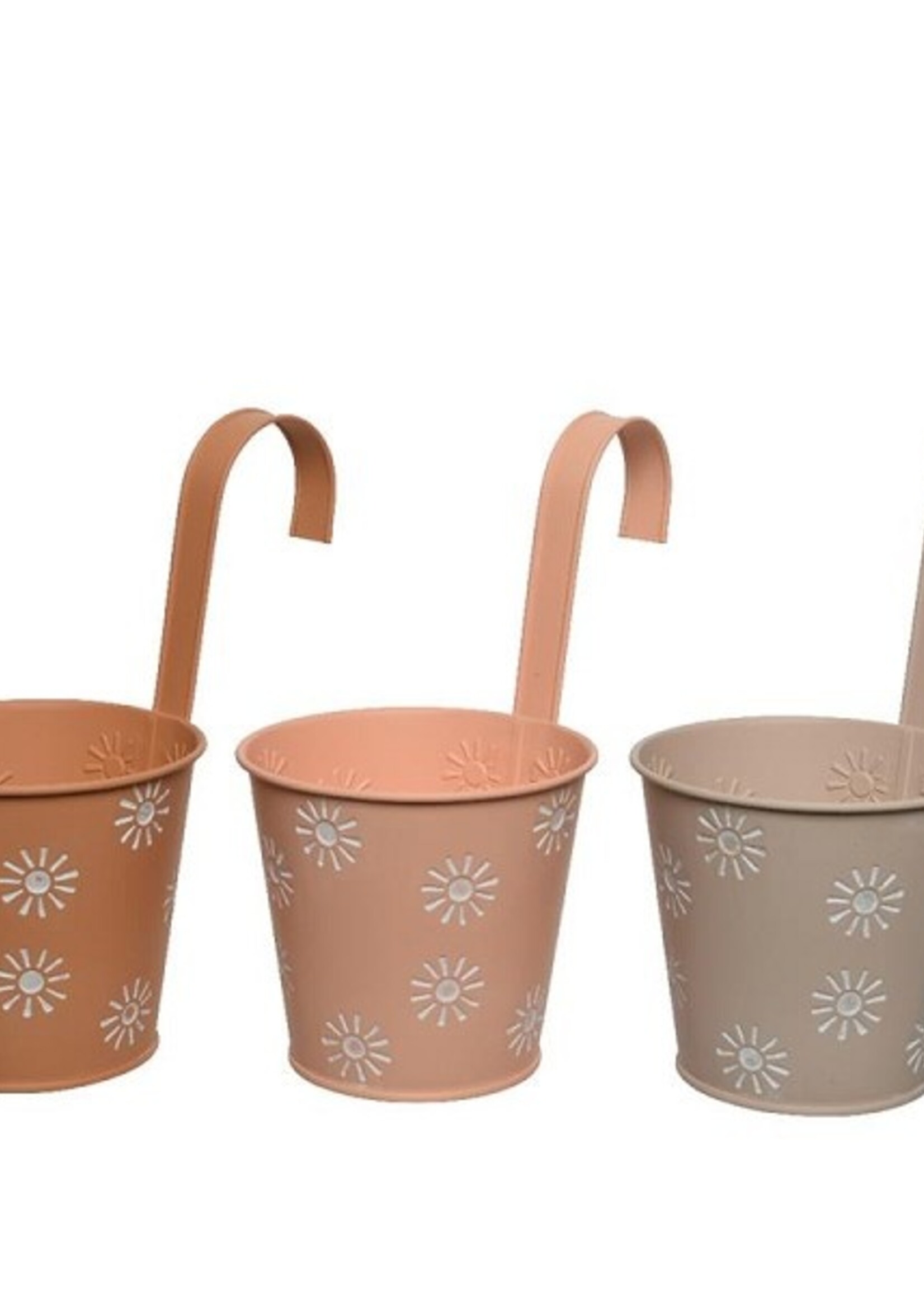 Decoris Planter ijzer Ø14-L14-W10-H24cm per stuk