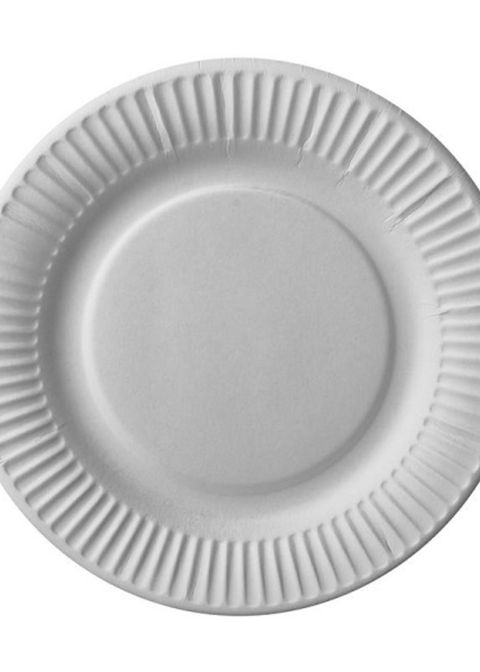 Papstar 50 Borden karton Ø18cm wit