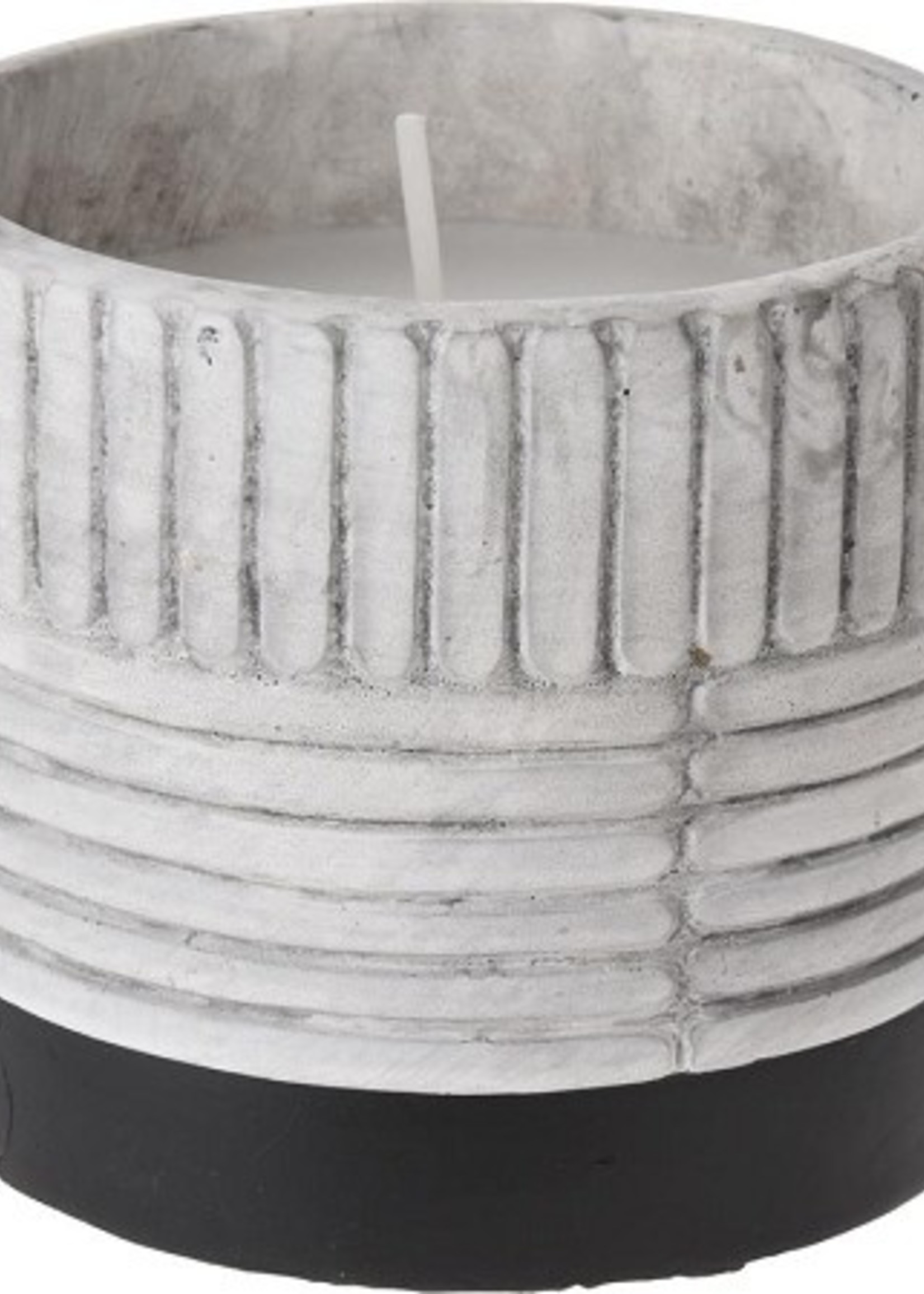 Citronella kaars in keramieken pot