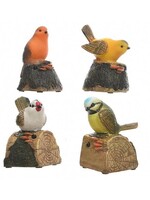 Decoris Vogel polyresin L7.5-W6-H10cm per stuk