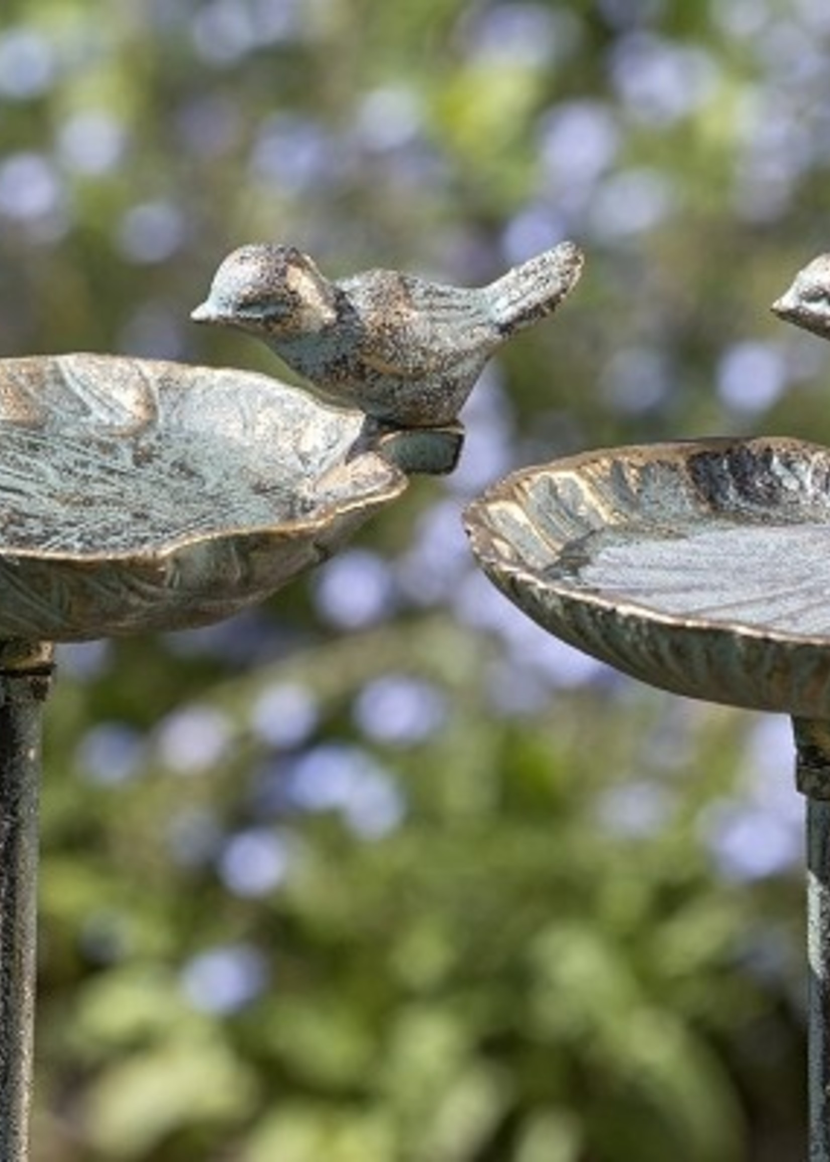 Boltze Home Vogeldrinkschaal op steel h98cm per stuk